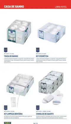 Pré-visualização Makro Especial Limpeza 2026 válido de 20.05.2026 | Página: 29 | Produtos: Touca, Casa de banho, Banho, Touca de banho