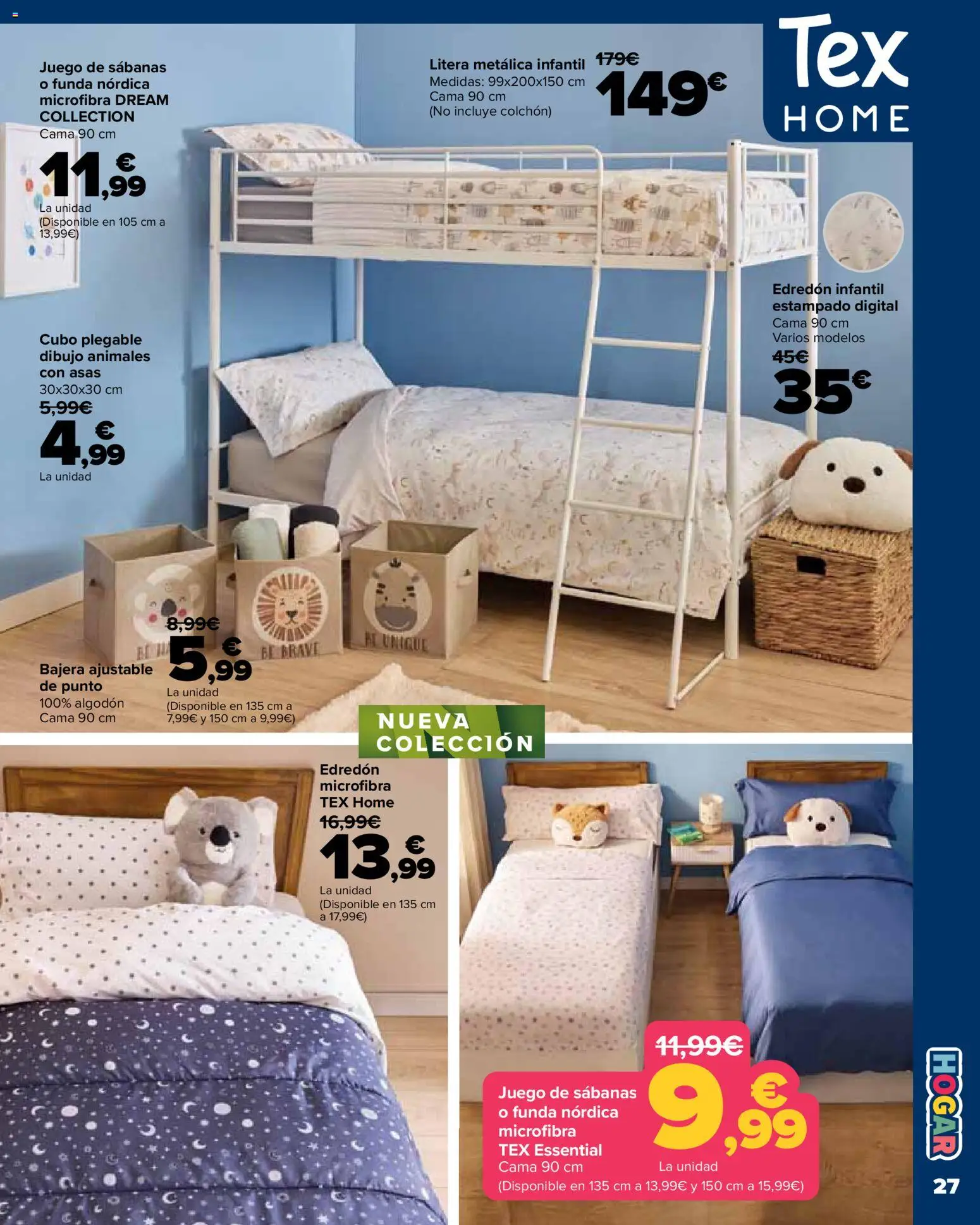 Carrefour Vuelta al cole II │ válido desde el 18/08/2026 | Página: 27 | Productos: Edredón, Juego de sábanas, Funda, Algodón