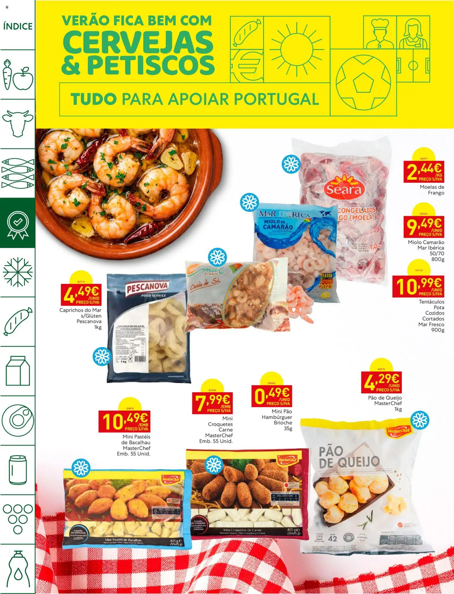 Recheio Horeca Madeira │ válido de 16.06.2026 | Página: 8 | Produtos: Bacalhau, Pão de queijo, Hambúrguer, Moelas