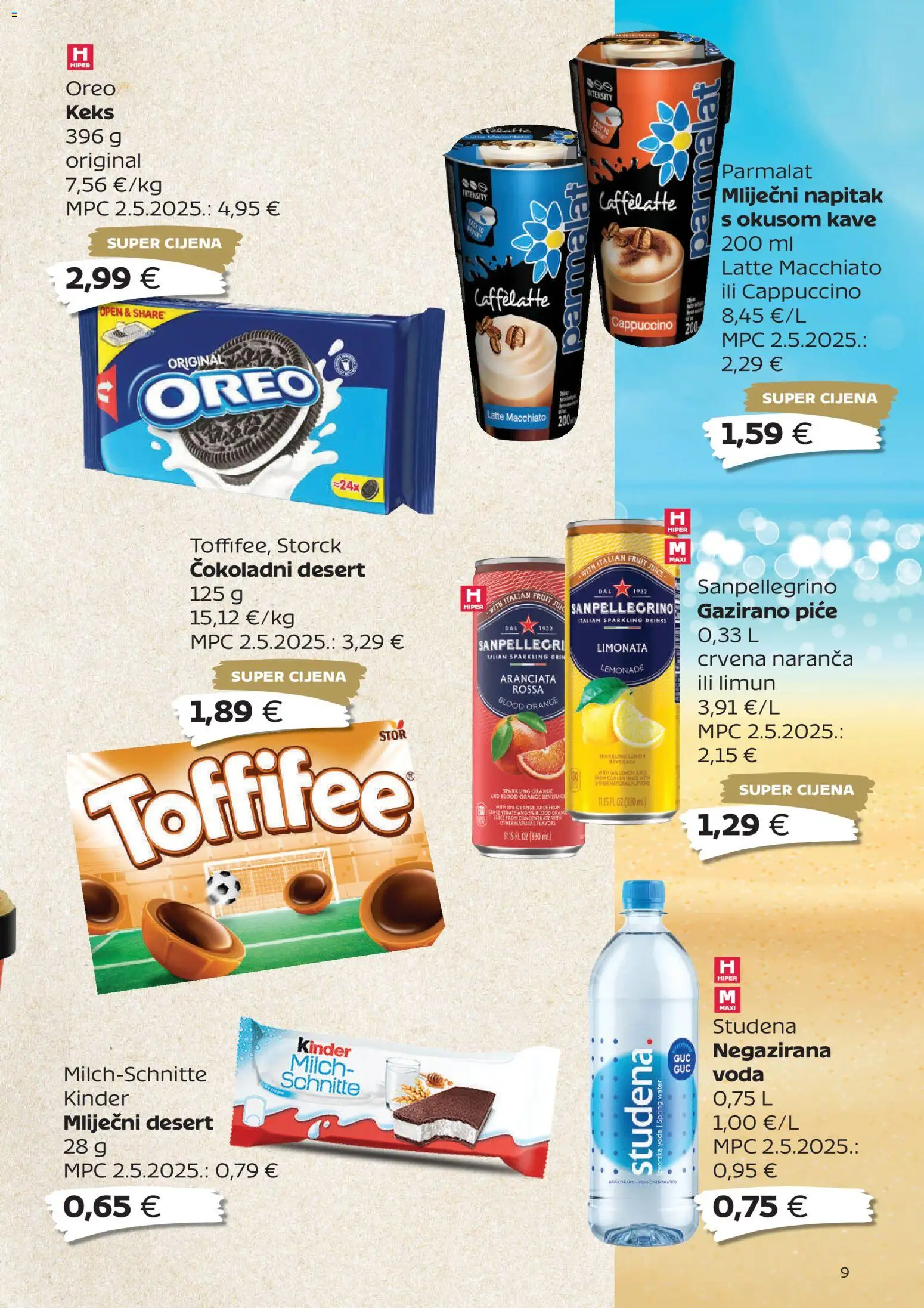 Tommy katalog | vrijedi od 08.06.2026 | Stranica: 9 | Proizvodi: Keks, Voda, Limun, Cappuccino