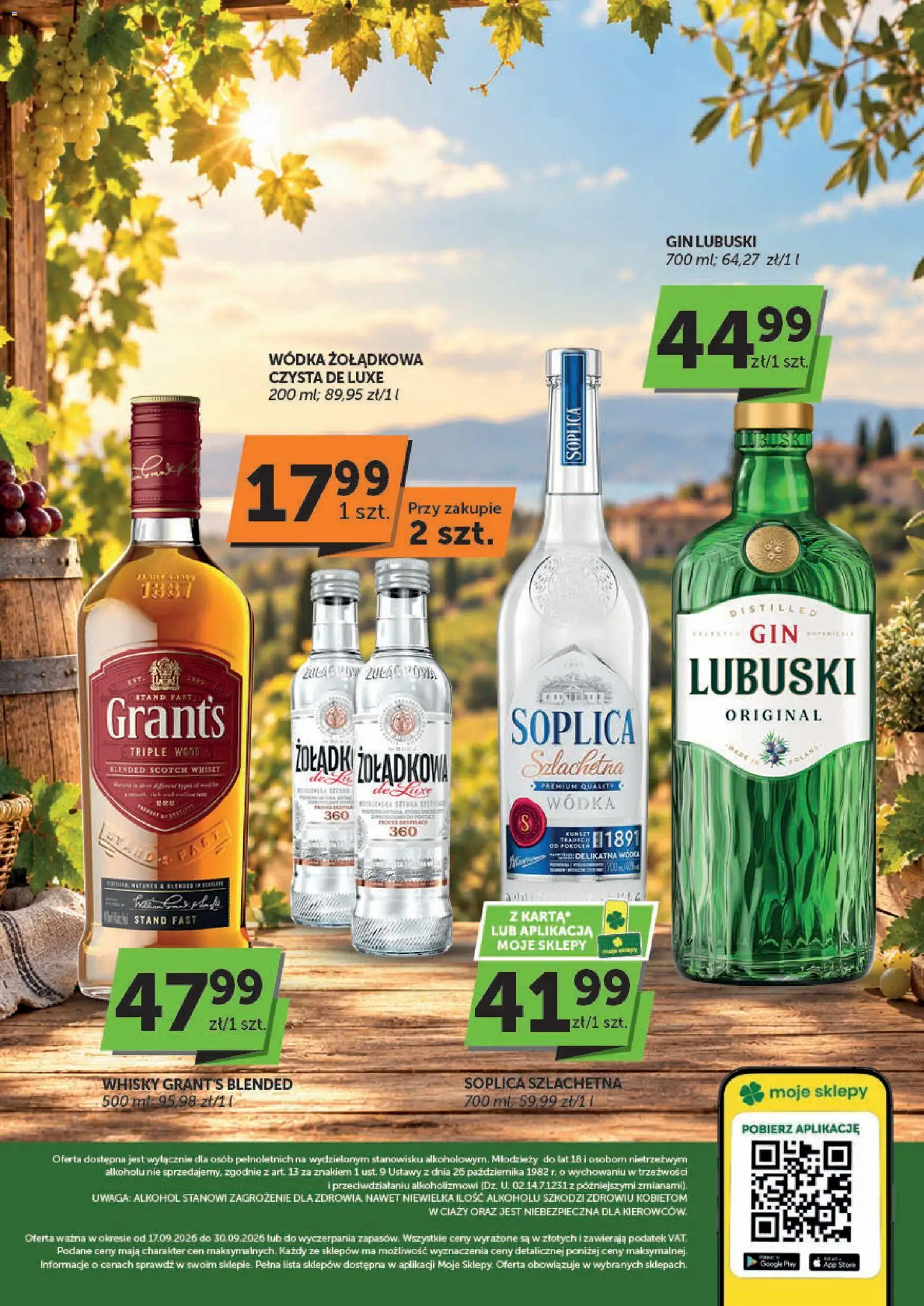 Groszek gazetka alkoholowa od 17.09.2026 | Strona: 2 | Produkty: Soplica, Alkohol, Wódka, Whisky