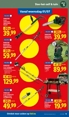 GRILLMEISTER Kansas houtskool-barbecue, GRILLMEISTER Kansas houtskool-barbecue - Voorbeeld van een folder van Lidl, geldig van 29/06/2026 | Pagina: 19 | Producten: Sandwich, Sac de transport, Borstel