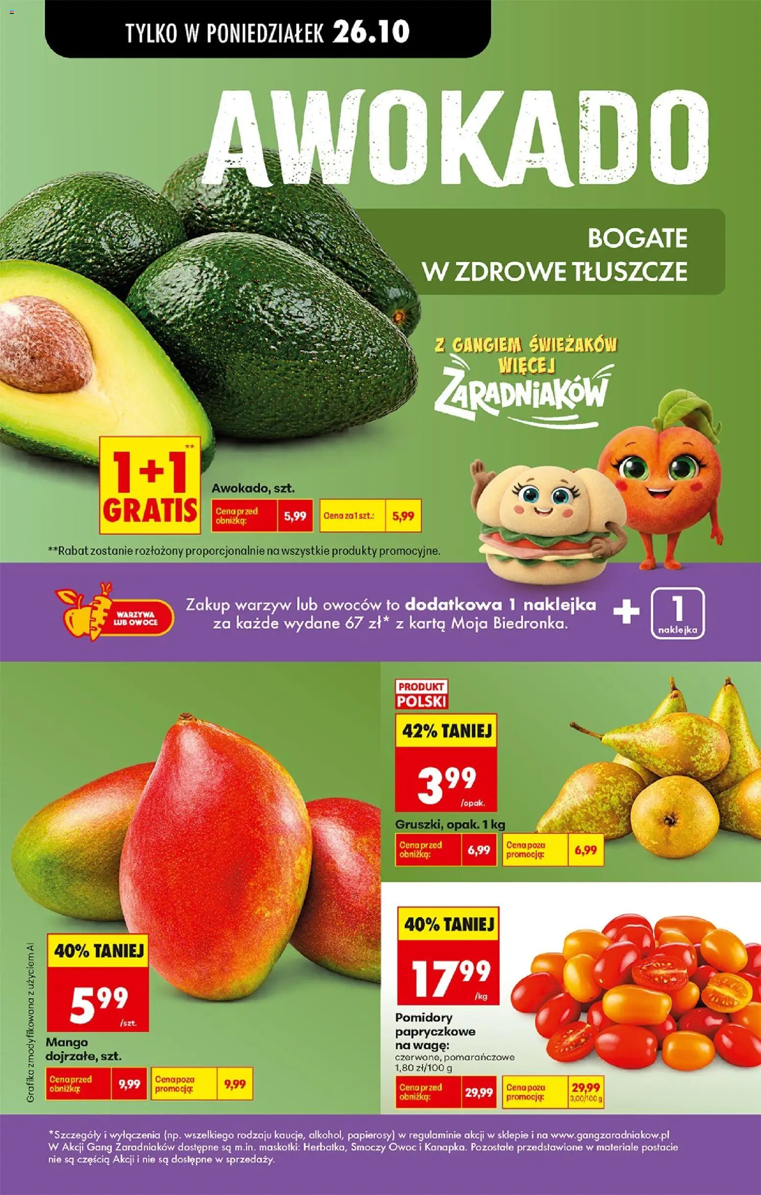 Biedronka Polsko leták - Codziennie niskie ceny od 26.10.2026 | Strana: 26 | Produkty: Mango
