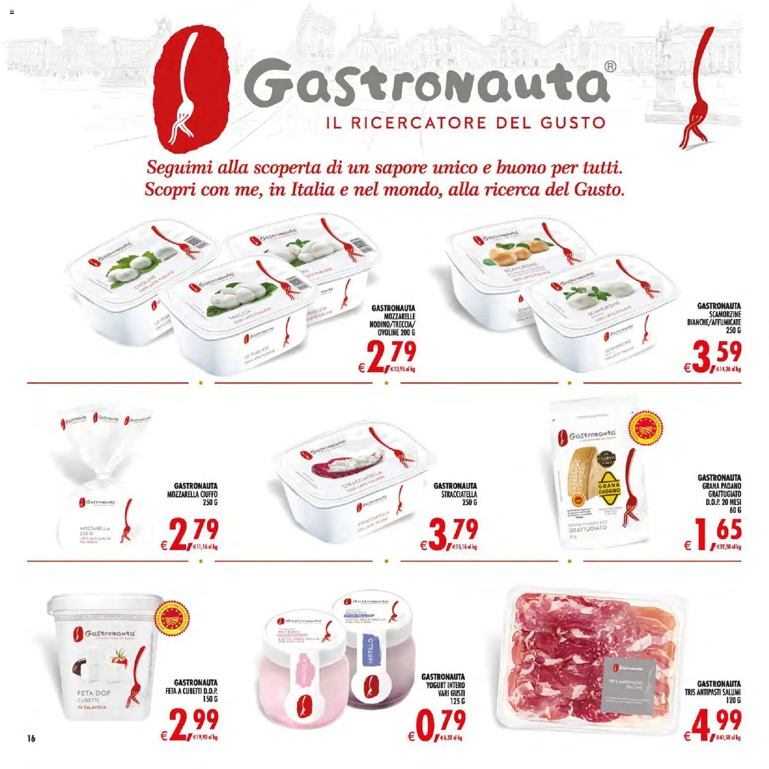 Volantino Decò del 30/06/2026 | Pagina: 16 | Prodotti: Yogurt, Latte, Grana Padano, Stracciatella
