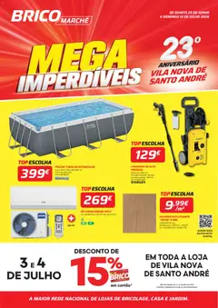 Pré-visualização BricoMarché Mega Imperdíveis - Vila Nova de Santo André válido de 25/06/2026