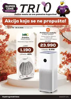 Tri O katalog Akcija koja se ne propušta! - pregled Tri O kataloga - važi od 09.10.2026