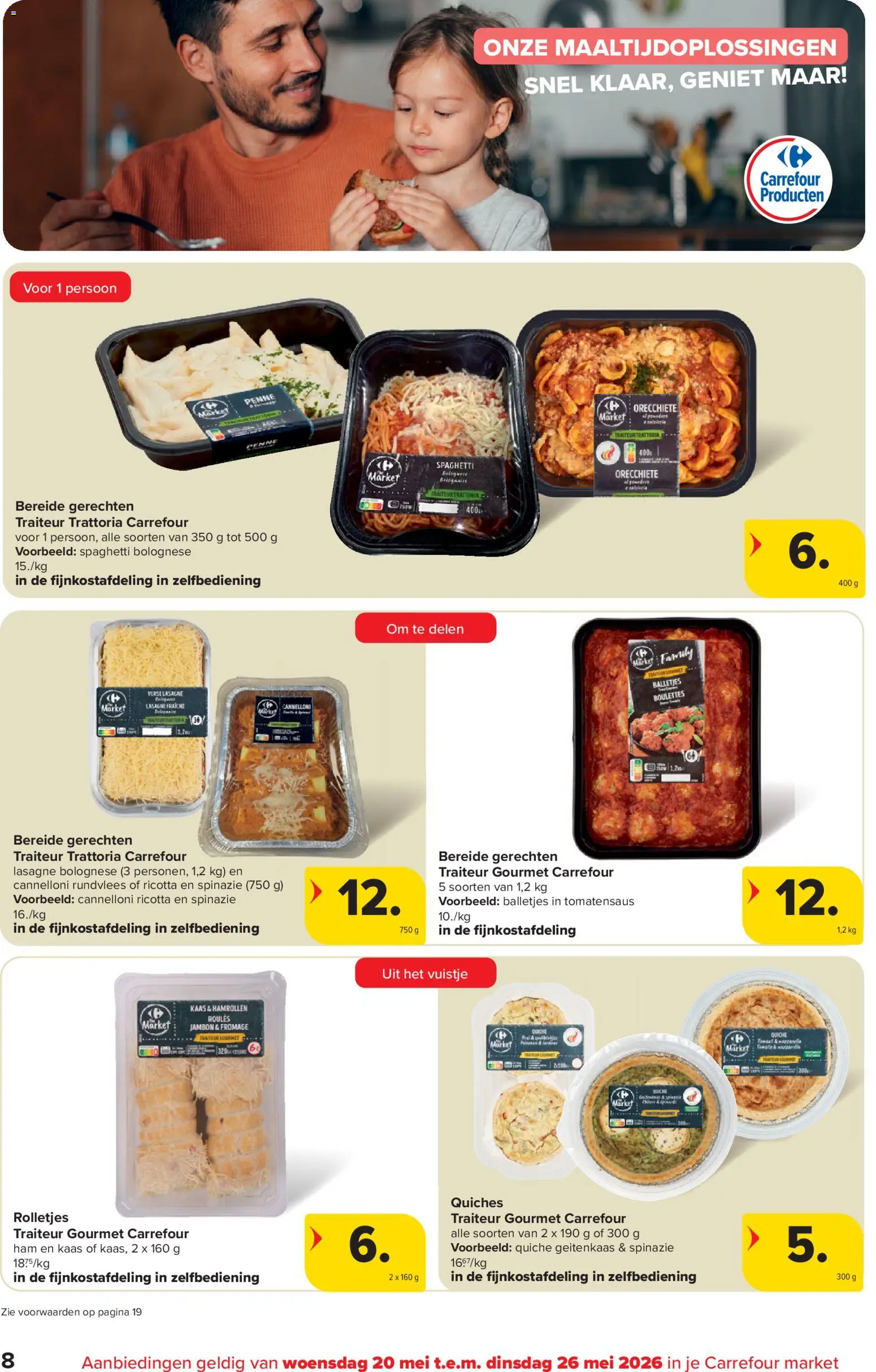 {H1} | Pagina: 8 | Producten: Lasagne, Ricotta, Rundvlees, Spinazie
