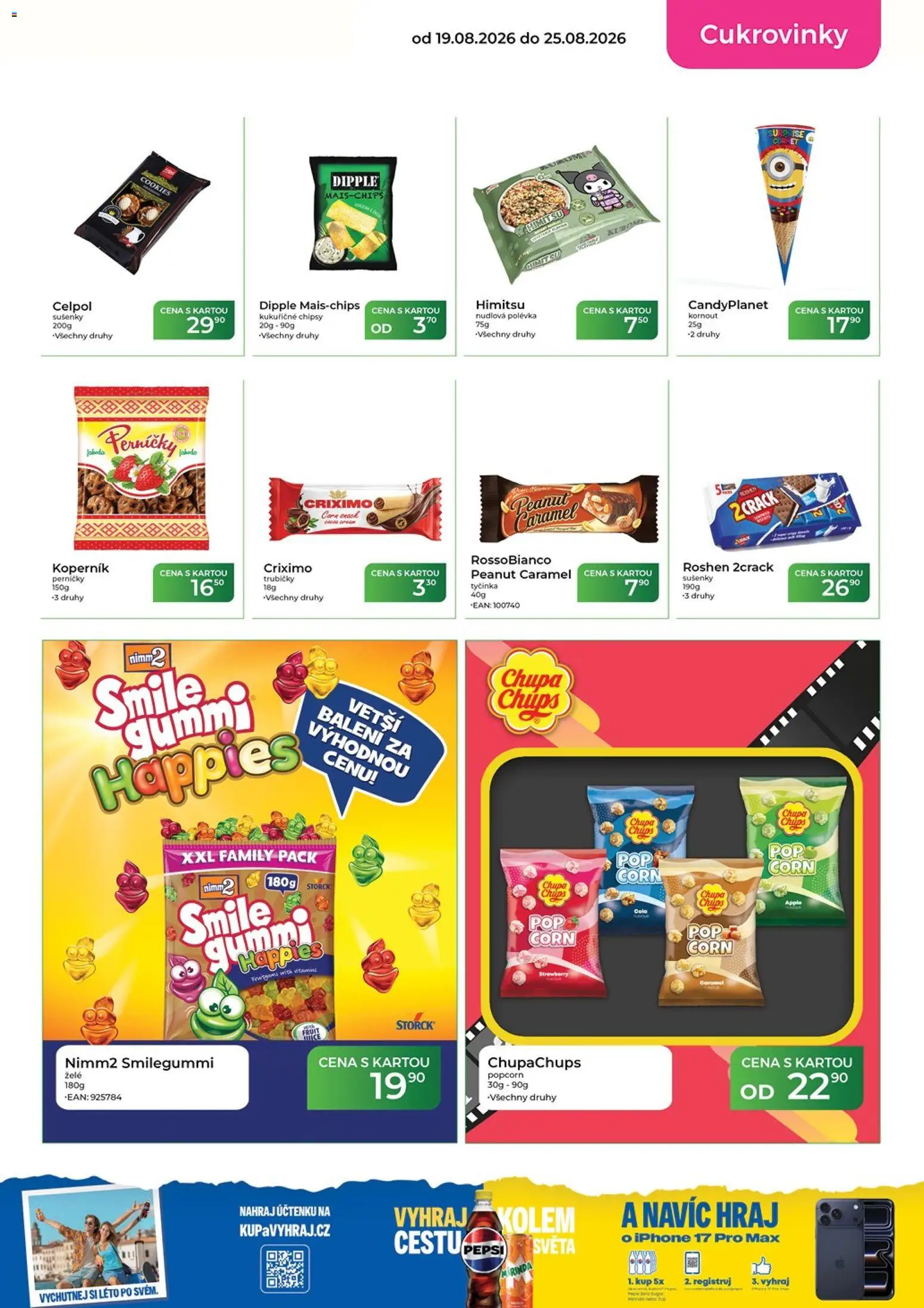 Tamda Foods leták od 19.08.2026 | Strana: 29 | Produkty: Apple, Mirinda, Popcorn, Cukrovinky