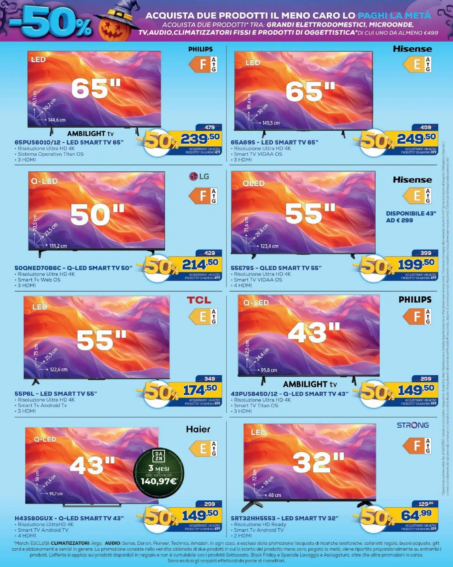 Volantino BRUNO del 19/10/2026 | Pagina: 6 | Prodotti: Caro, smart TV, TV, Audio