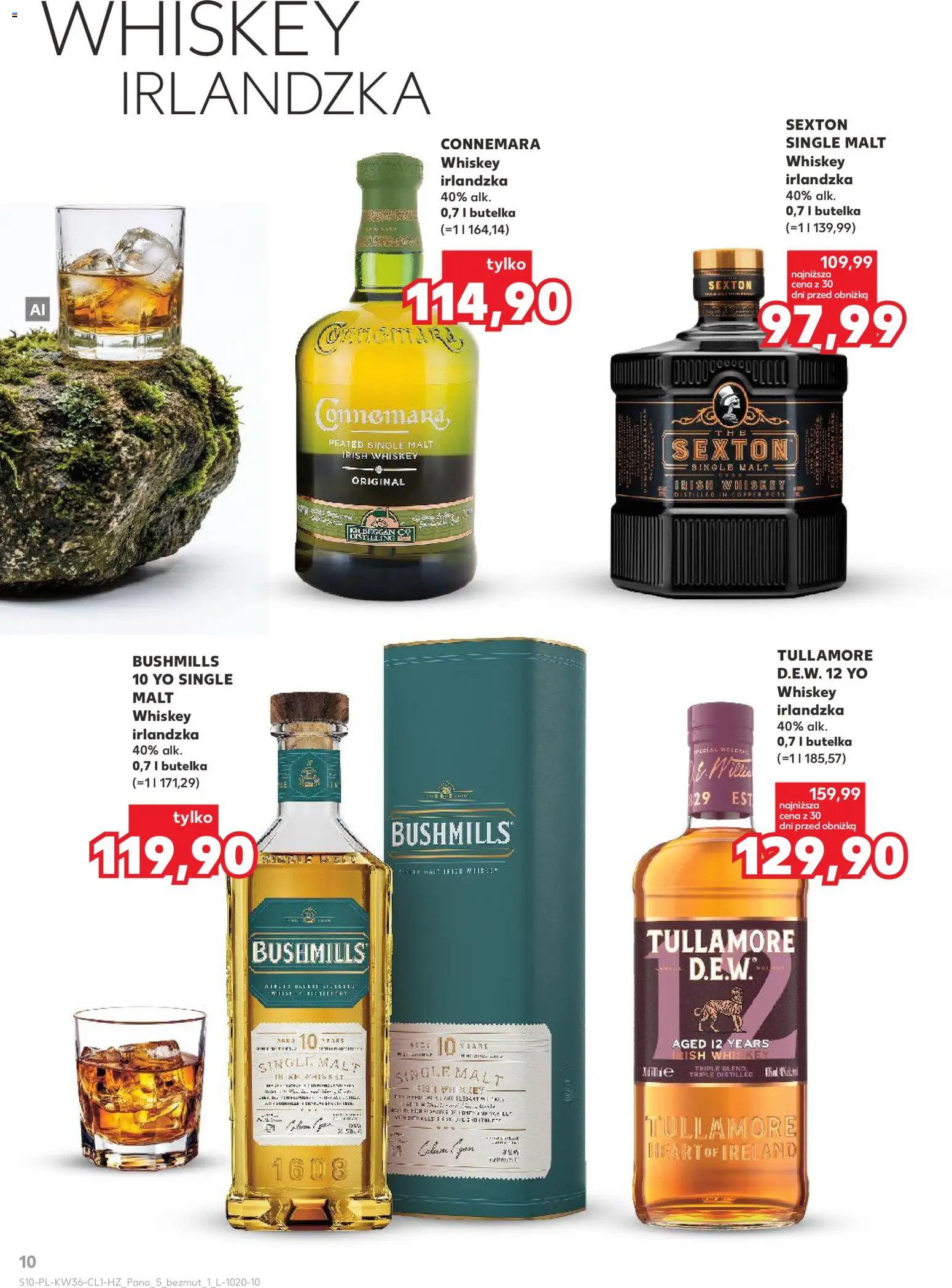 Kaufland Polsko leták - Barek od 03.09.2026 | Strana: 10 | Produkty: Whiskey, Bushmills