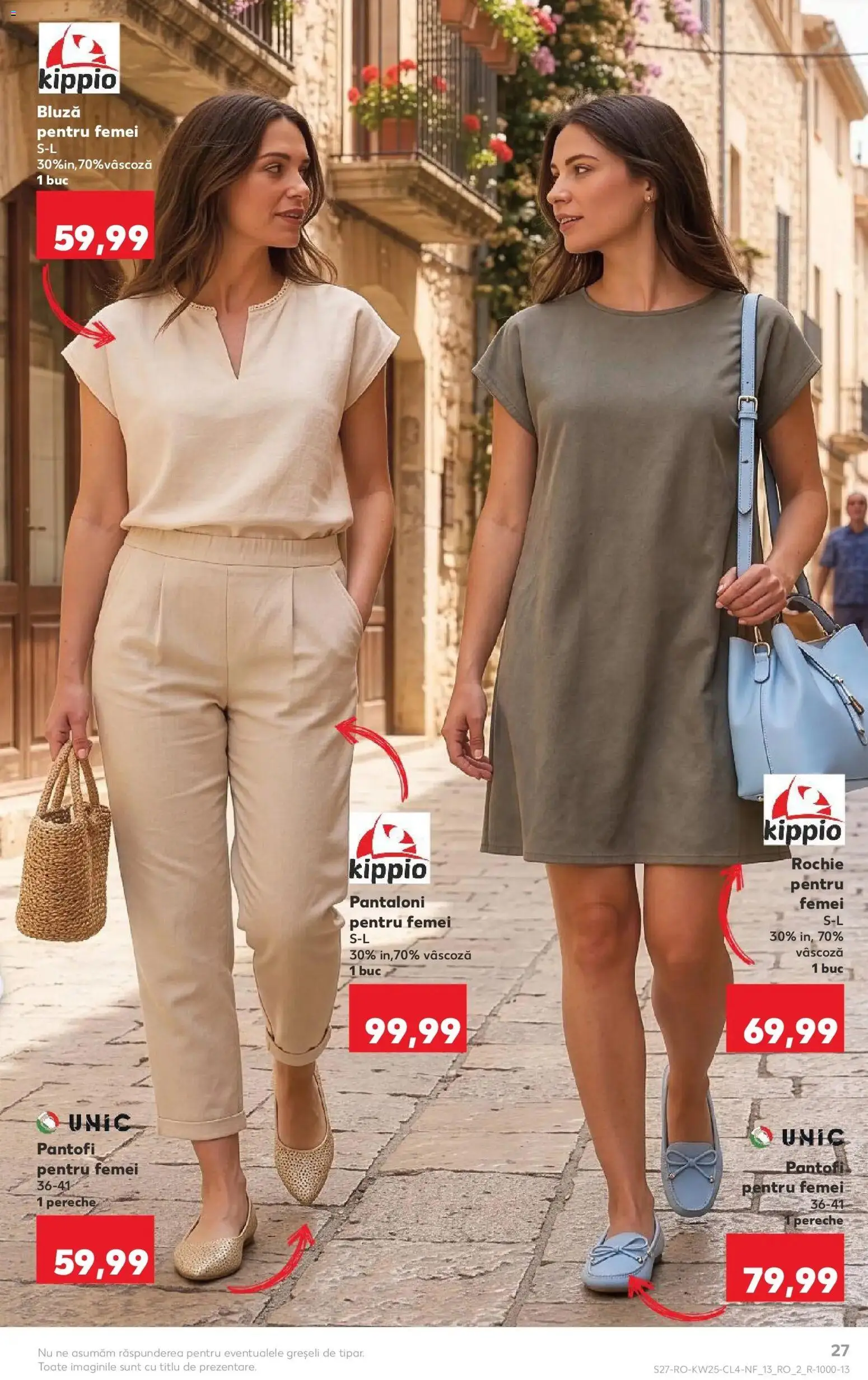 Noul catalog Kaufland – valabil de la 17.06.2026 | Pagină: 27 | Produse: Rochie, Pantofi, Bluză, Pantaloni