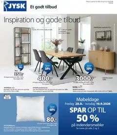 JYSK - Tilbudsavis gyldig fra 28/08/2026