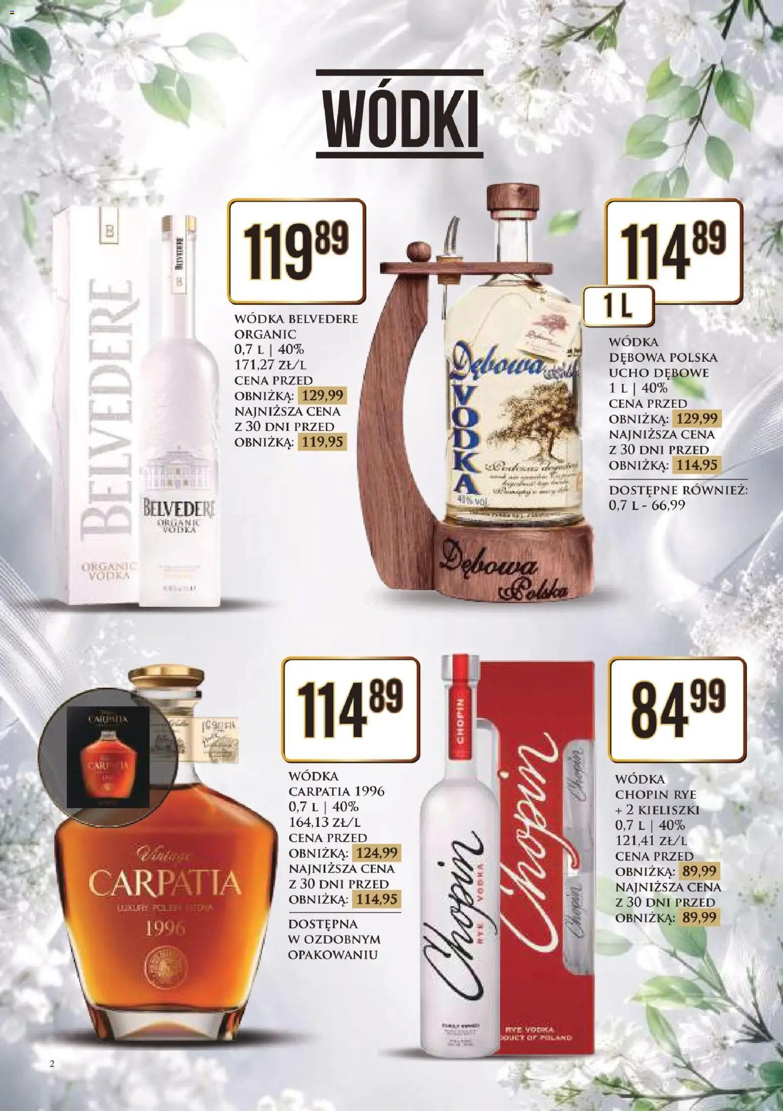 Dino gazetka alkoholowa od 29.05.2026 | Strona: 2 | Produkty: Vodka, Wódka, Wódka carpatia