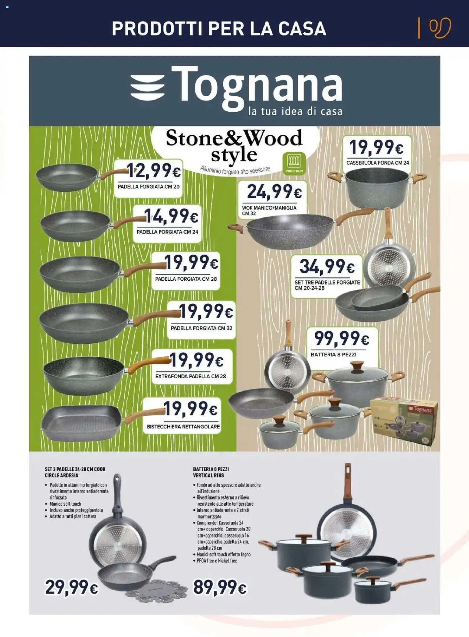 Volantino Unieuro del 12/10/2026 | Pagina: 15 | Prodotti: Bistecchiera, Padella, Casseruola, Alluminio