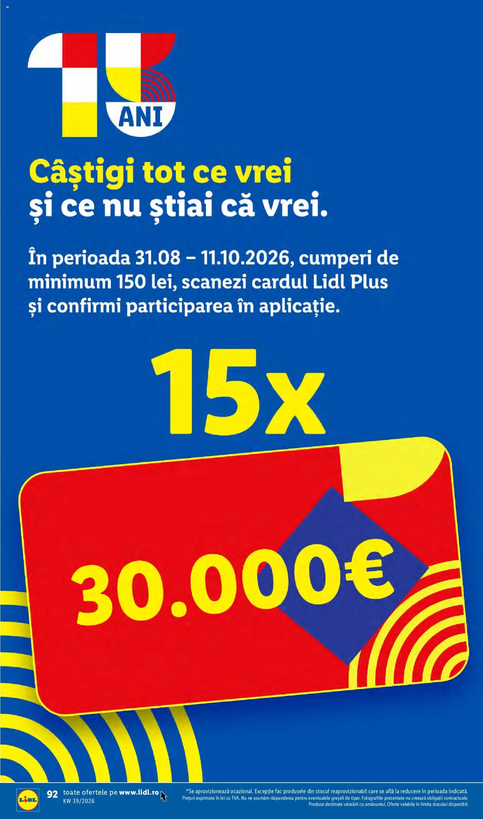 Noul catalog Lidl – valabil de la 21.09.2026 | Pagină: 92