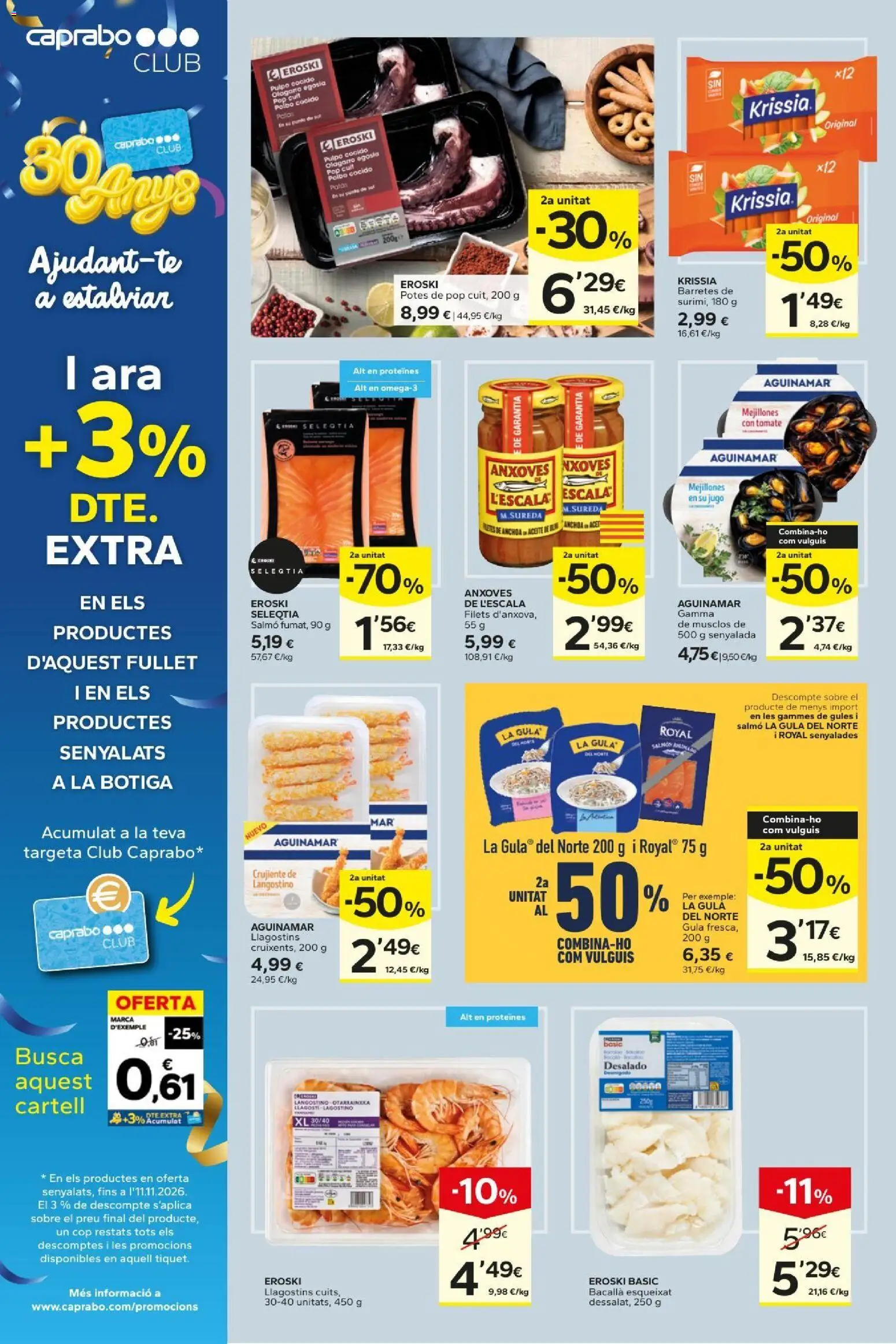 Caprabo folleto │ válido desde el 01/10/2026 | Página: 6 | Productos: Aceite, Tomate, Anchoa, Langostino