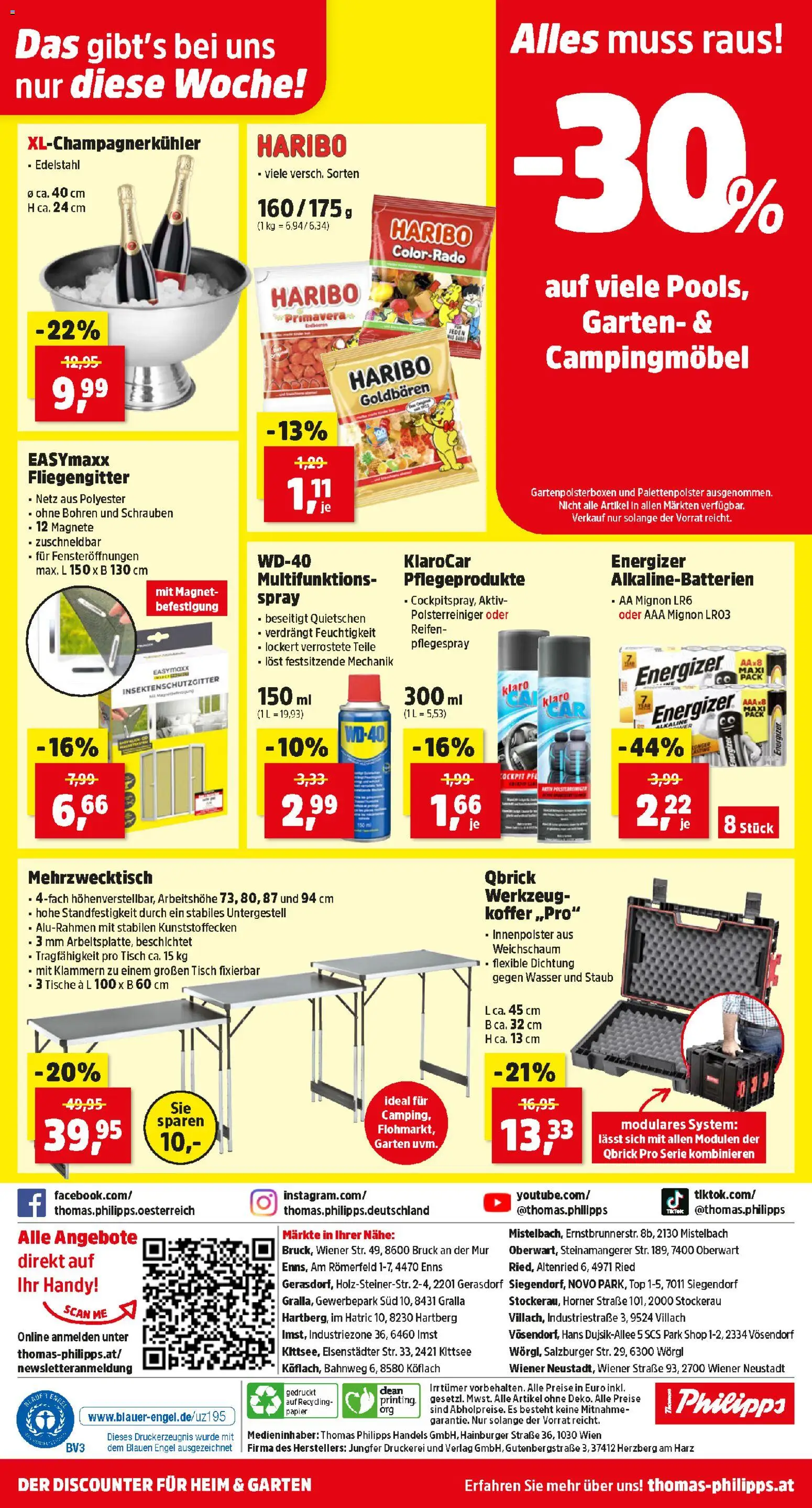 Thomas Philipps Flugblatt gültig ab 10.08.2026 | Seite: 12 | Produkte: Wasser, Koffer, Tisch
