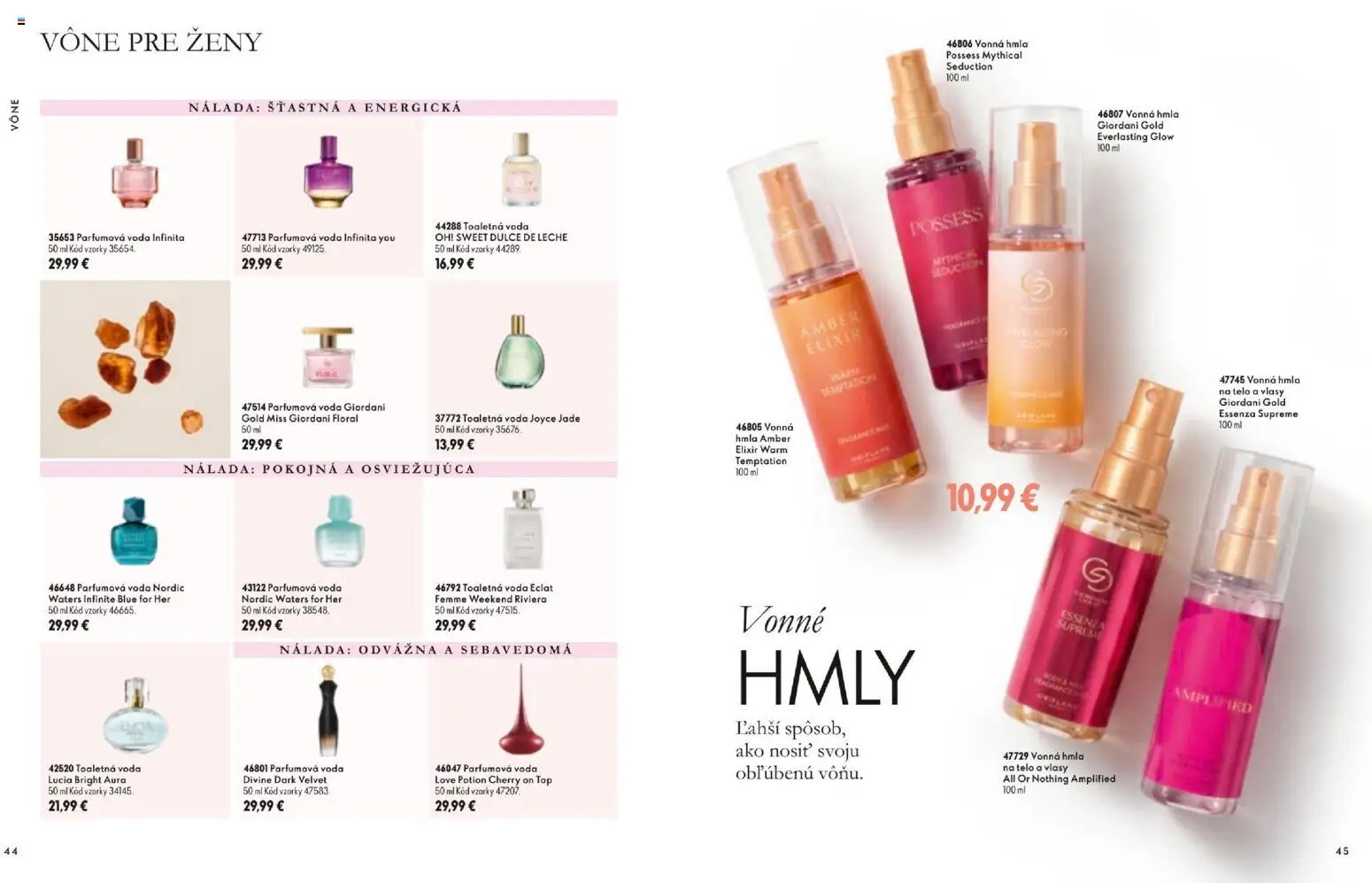Nové Oriflame akcie – leták je platný od 11.11.2026 | Strana: 23 | Produkty: Toaletná voda, Voda