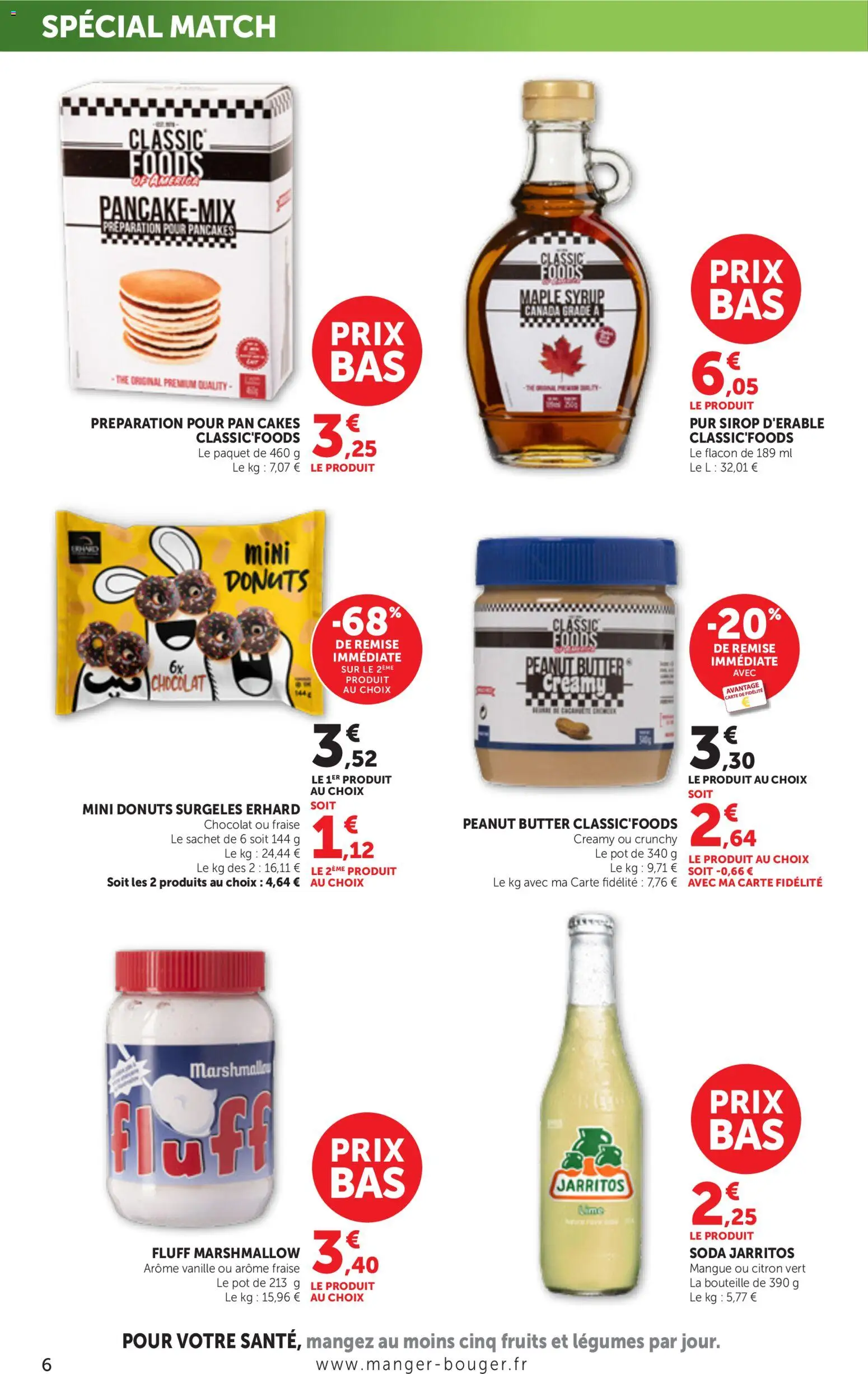 {H1} | Page: 6 | Produits: Citron, Citron vert, Fraise, Chocolat