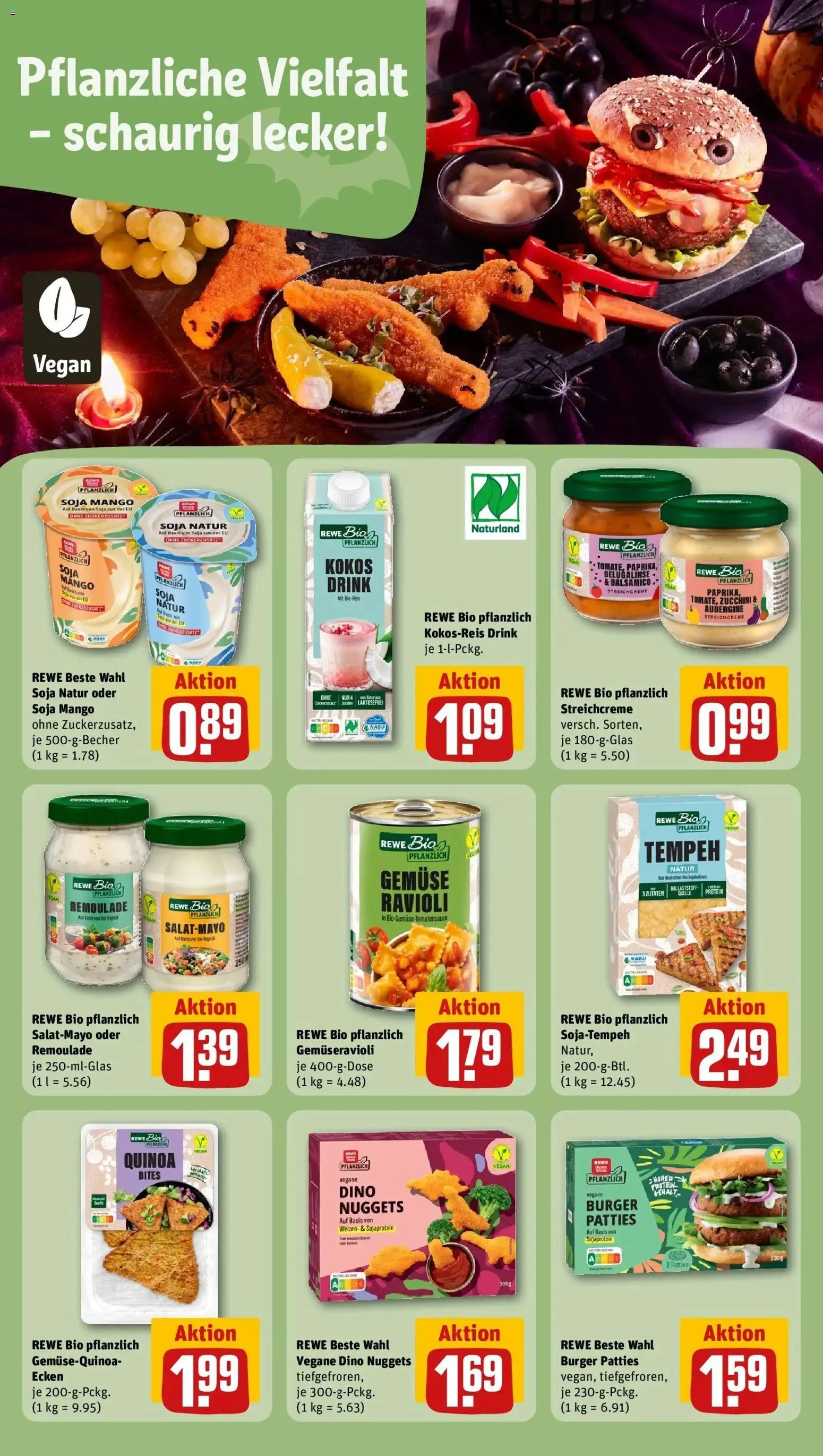 REWE Prospekt ab 26.10.2026 zum Blättern » Angebote | Seite: 22 | Produkte: Balsamico, Gemüse, Mango, Zucchini