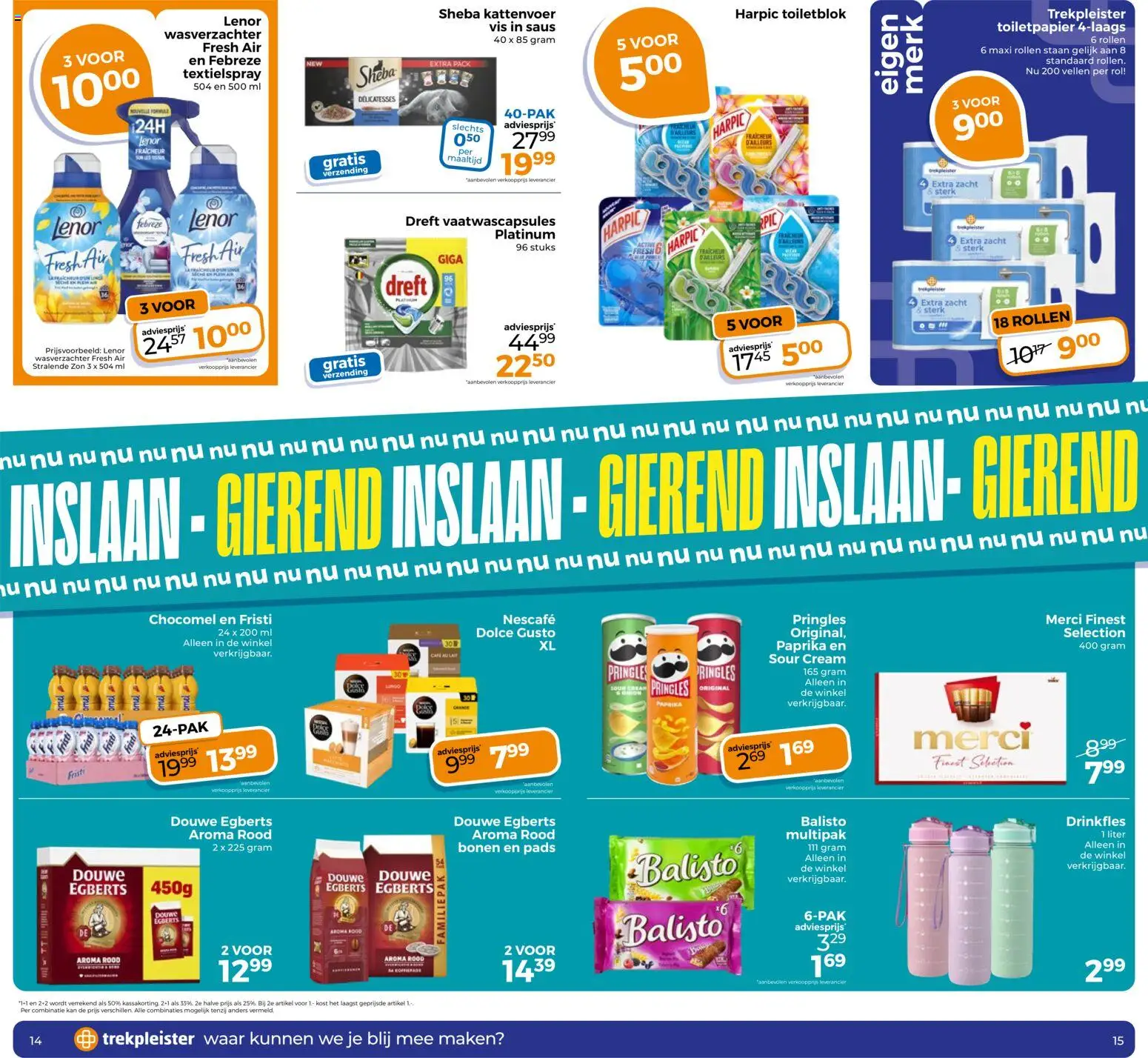 {H1} | Pagina: 12 | Producten: Vaatwascapsules, Pringles, Kattenvoer, Nescafe