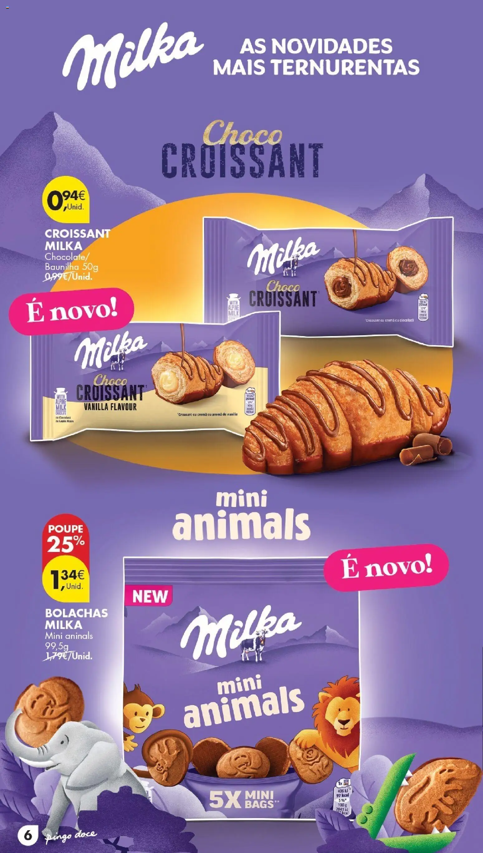 Pingo Doce Especial Oreo │ válido de 08/09/2026 | Página: 6 | Produtos: Baunilha, Bolachas milka, Croissant, Bolachas