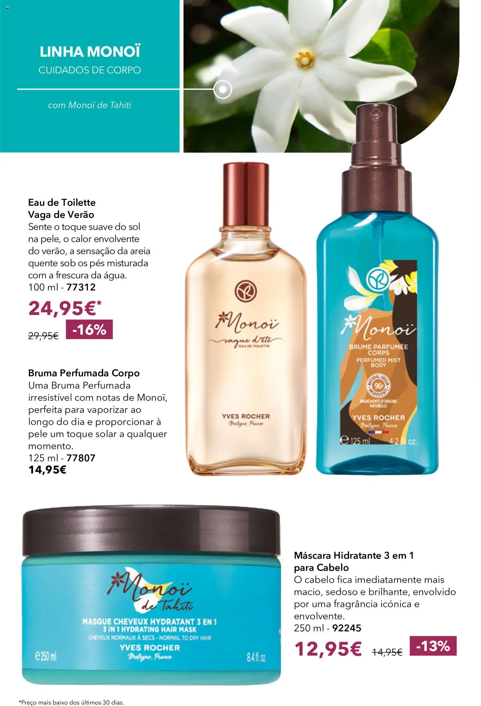 Yves Rocher Catalogo 13 │ válido de 21/10/2026 | Página: 66 | Produtos: Areia, Fragrância, Eau de toilette