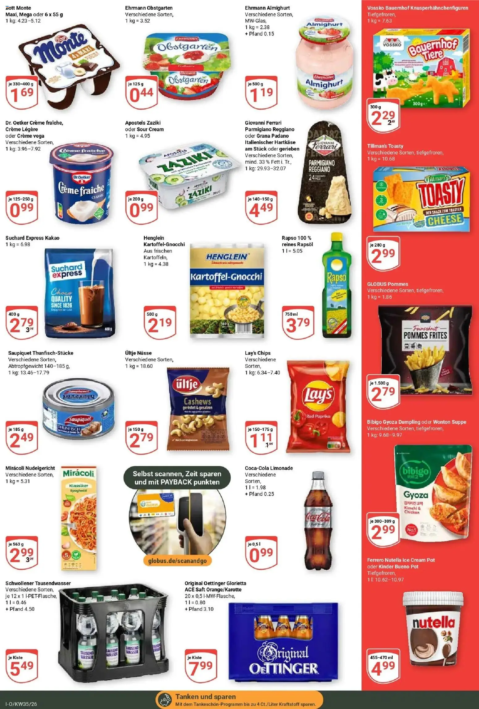 Globus Prospekt Idar-Oberstein (ab 24.08.2026) » Angebote online | Seite: 5 | Produkte: Limonade, Nutella, Paprika, Saft