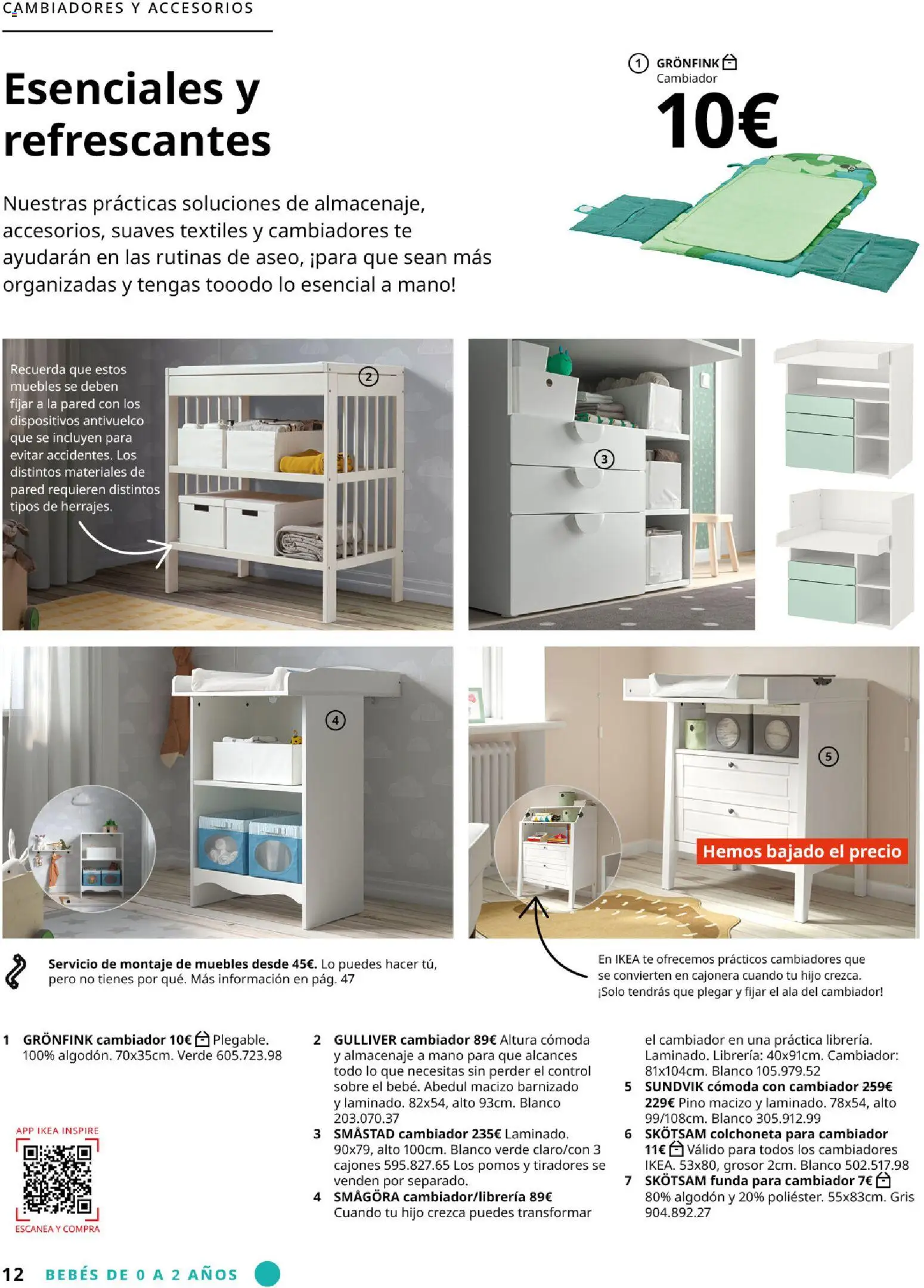 Catálogo IKEA  y los niños  │ válido desde el 06.03.2026 | Página: 12 | Productos: Té, Muebles, Almacenaje, Cajonera