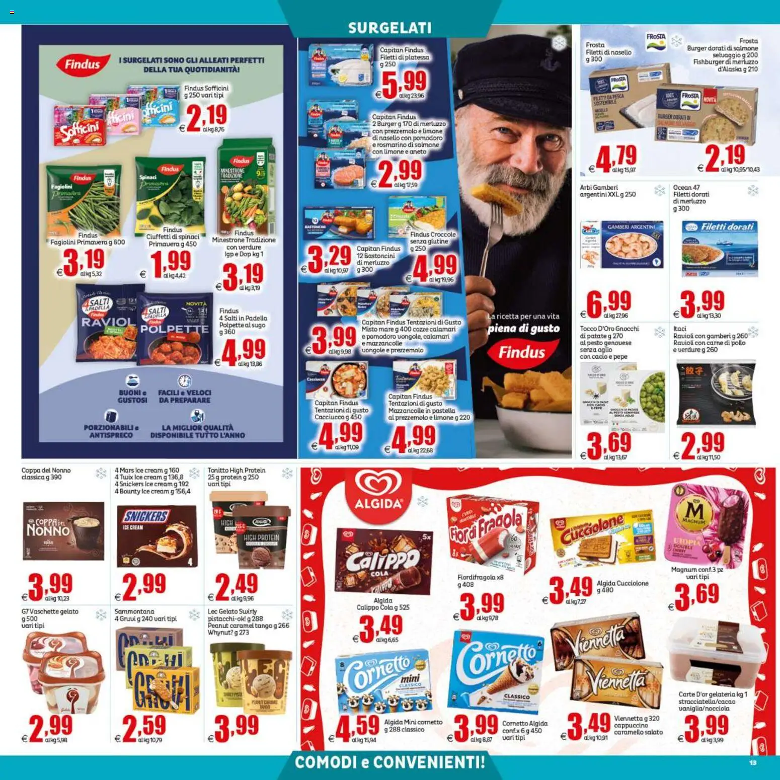 Volantino Elite Supermercati del 04/09/2026 | Pagina: 13 | Prodotti: Rosmarino, Vongole, Patate, Calamari