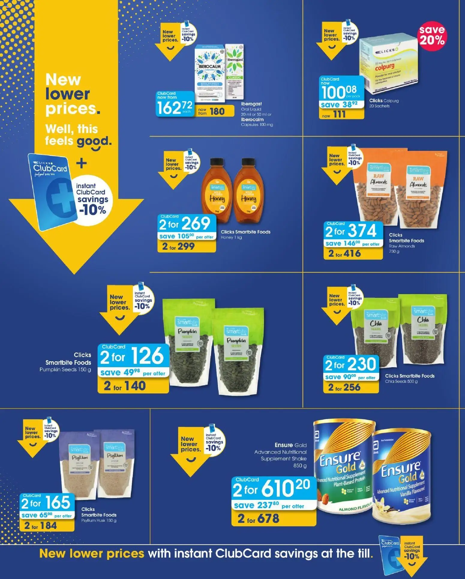 New Clicks catalogue – valid from 22/10/2026 | Page: 6 | Products: Vanilla, Almonds, Protein, Powder