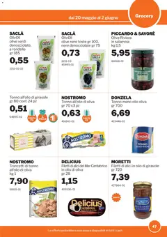 Anteprima del volantino Sogegross volantino valido a partire dal 20.05.2026 | Pagina: 47 | Prodotti: Olio, Tonno, Olio di girasole, Olio di Oliva