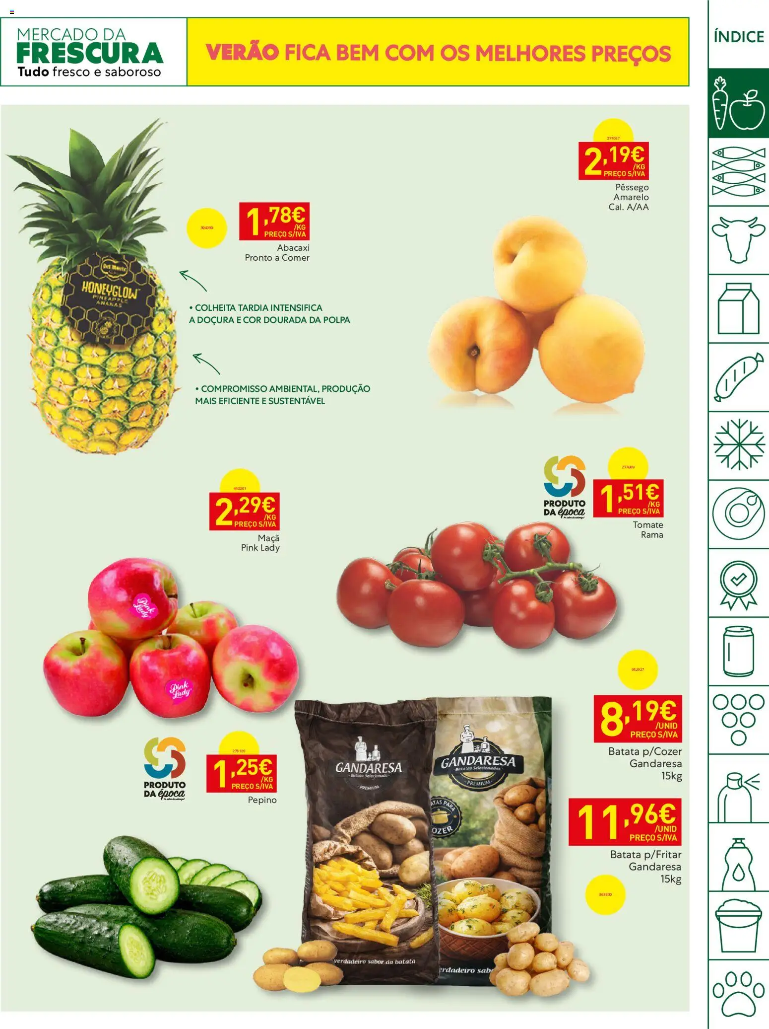 Recheio folheto Madeira │ válido de 07/07/2026 | Página: 3 | Produtos: Batata, Dourada, Maça, Tomate