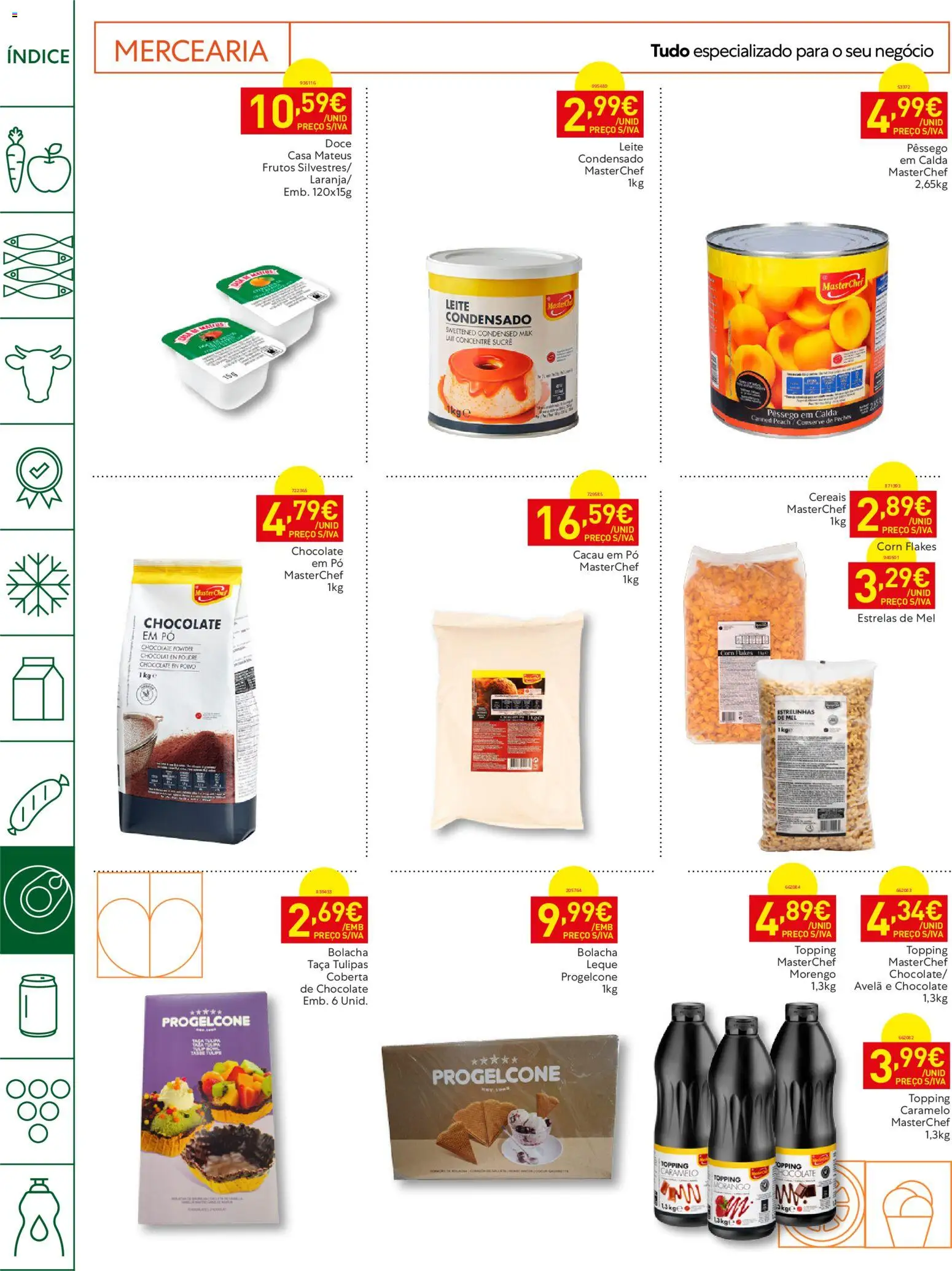 Recheio Horeca Madeira │ válido de 21/07/2026 | Página: 20 | Produtos: Pó, Chocolate, Mel, Cereais