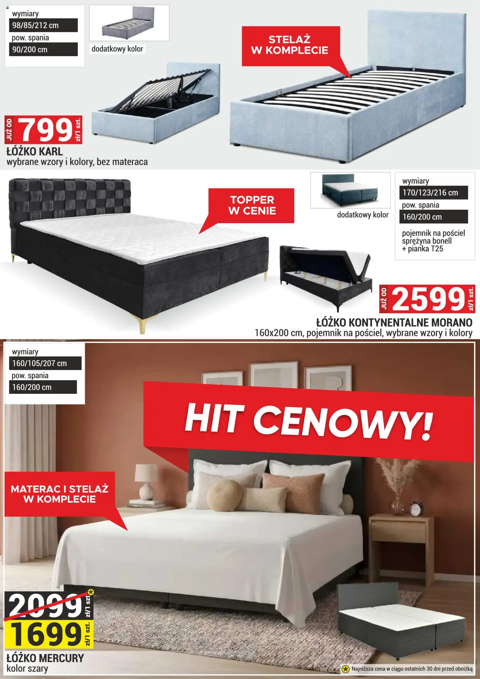 Merkury Market gazetka - Meble, Wypoczynki, Materace od 01.07.2026 | Strona: 20 | Produkty: Pościel, Łóżko, Materac