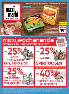 Maximarkt maxi.wochenende ab 01.10.2026 gültig