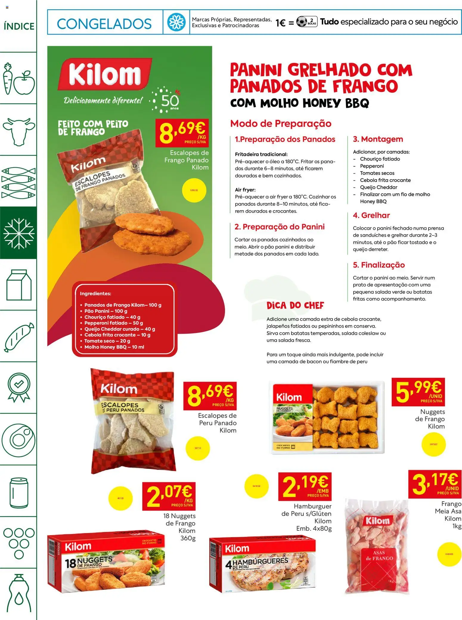 Recheio Horeca Madeira │ válido de 05.05.2026 | Página: 12 | Produtos: Air fryer, Queijo, Tomates, Nuggets