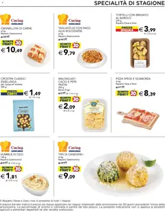 Anteprima del volantino Esselunga S volantino Catalogo d'Autunno valido a partire dal 24/09/2026 | Pagina: 3 | Prodotti: Tagliatelle, Pepe, Hummus, Dolci