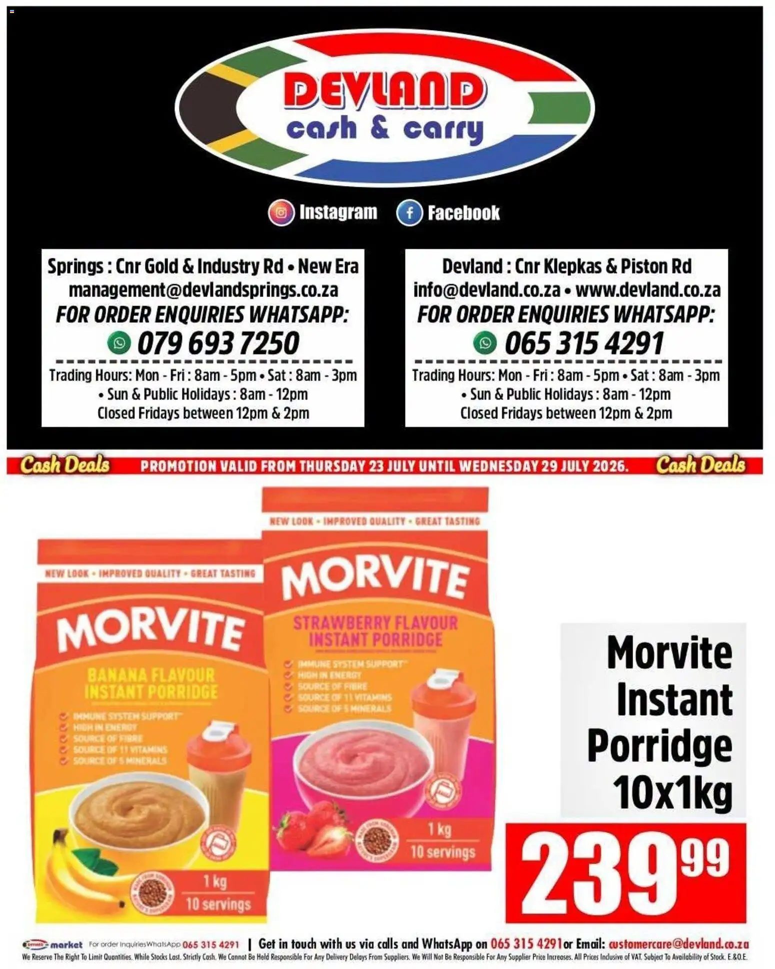 New Devland catalogue – valid from 23/07/2026 | Page: 3 | Products: Vitamins