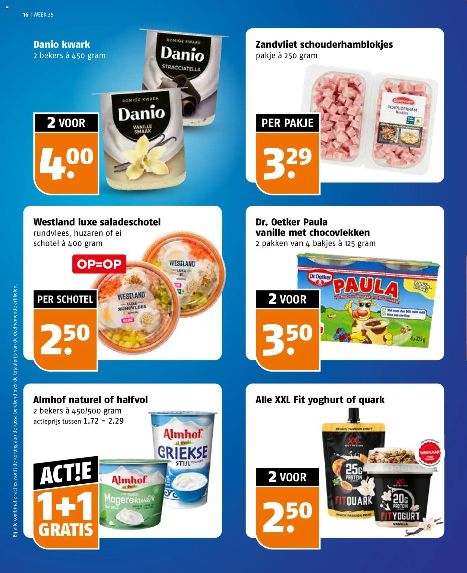 {H1} | Pagina: 16 | Producten: Yoghurt, Kwark, Vanille, Rundvlees