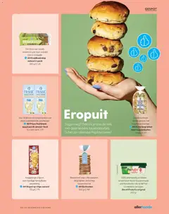 AH Stapel op chips naturel, Knapperige chips in een handige hersluitbare verpakking. - Voorbeeld van een folder van Albert Heijn, geldig van 03-07-2026 | Pagina: 110 | Producten: Chips, Cake, Fruit, Margarine