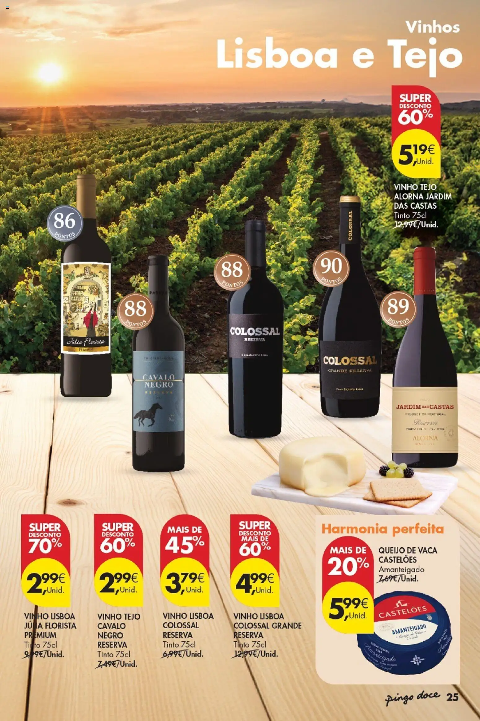 Pingo Doce - Vinhos e Sabores de Portugal Madeira │ válido de 15/09/2026 | Página: 25 | Produtos: Queijo, Vinho