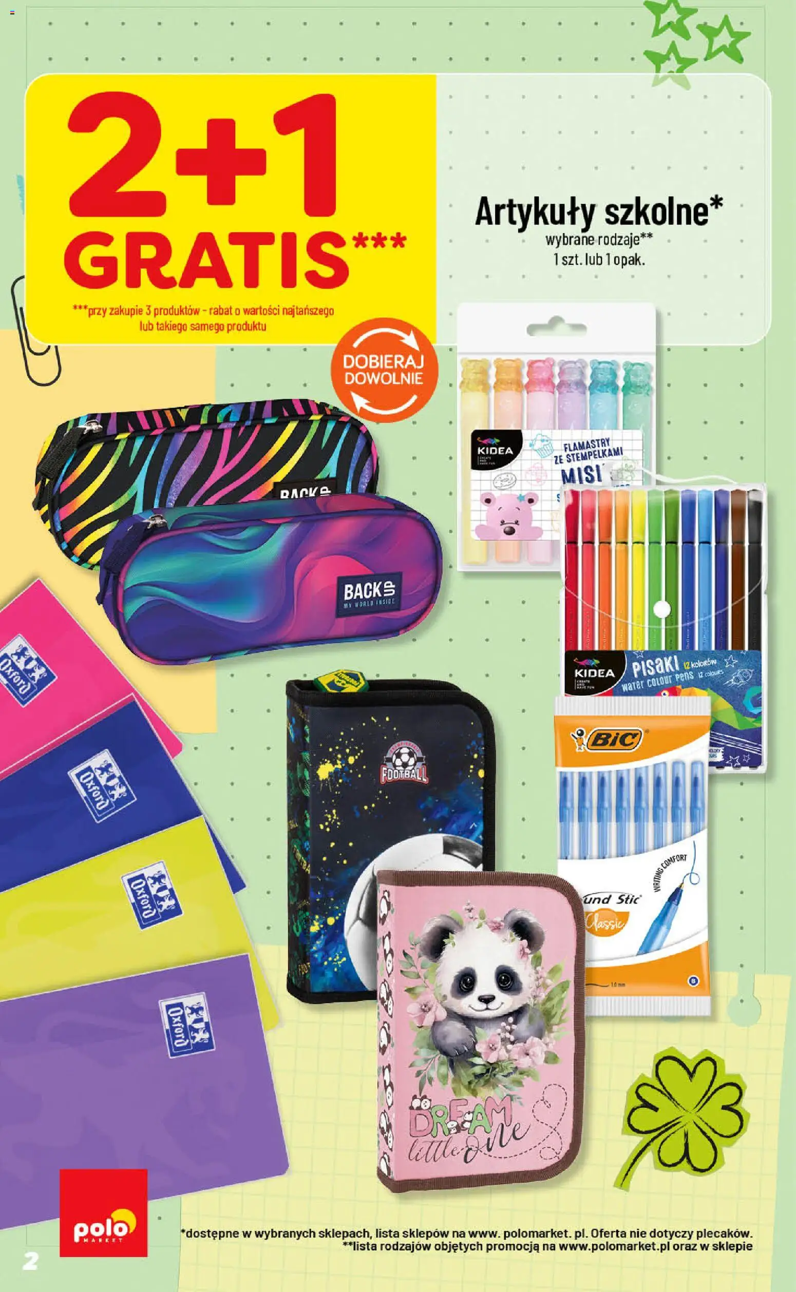 POLOmarket gazetka - Inspirujący Tydzień od 19.08.2026 | Strona: 2 | Produkty: Pisaki, Flamastry