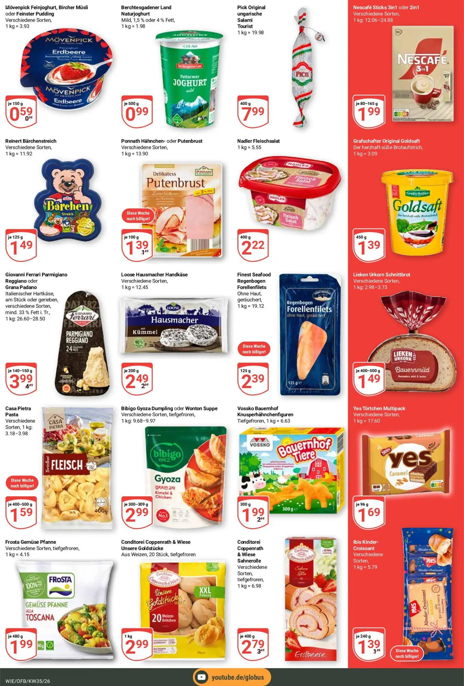 Globus Prospekt Waghäusel-Wiesental – gültig ab 24.08.2026 | Seite: 5 | Produkte: Musli, Nescafe, Hahnchen, Joghurt