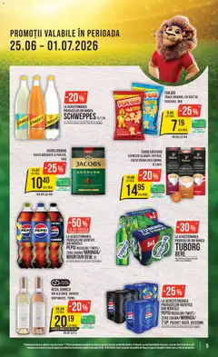 Ofertele Mega Image valabile de la 25.06.2026 | Pagină: 5 | Produse: Köpek çiti, Cremă, Mandarine, Apă