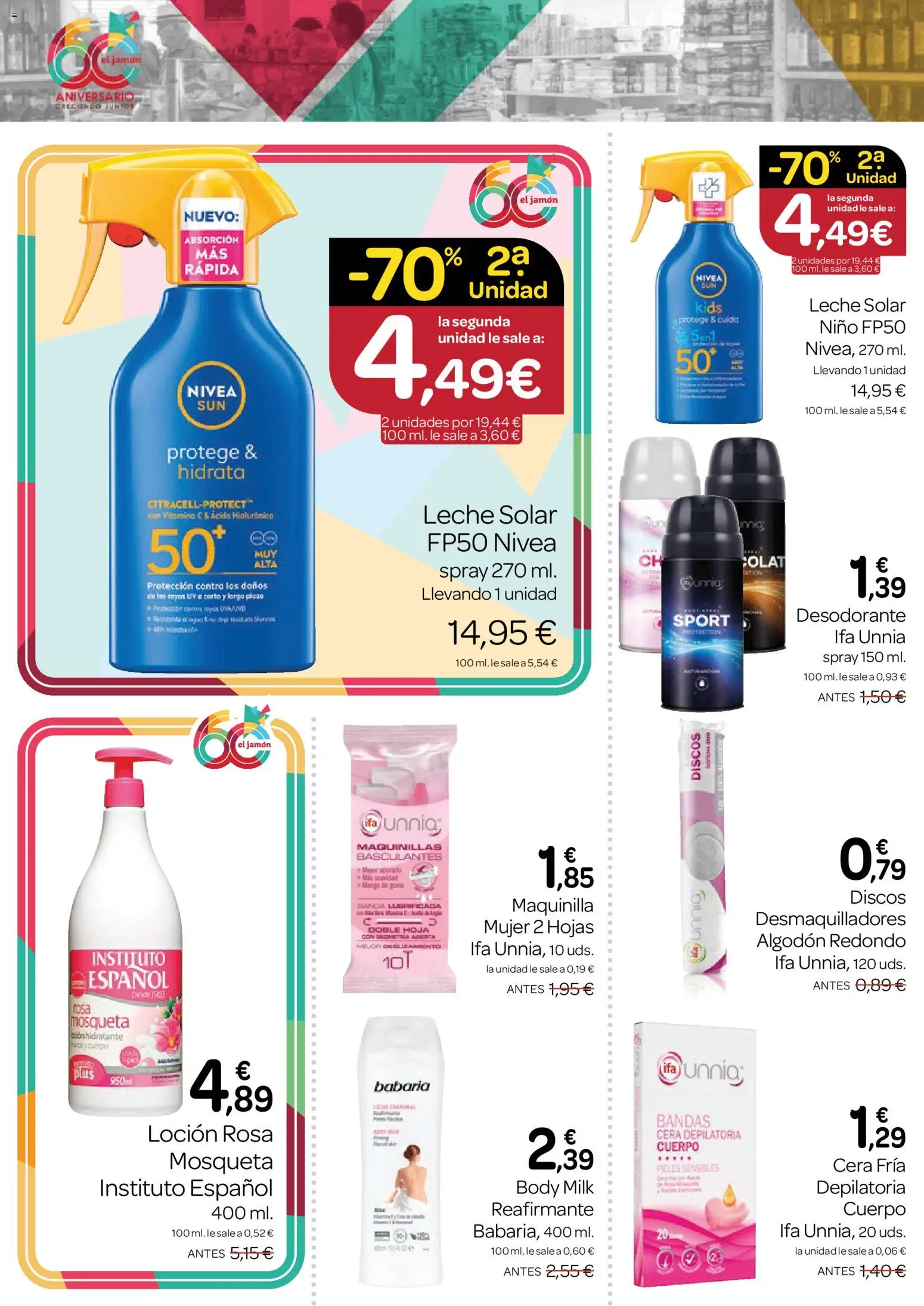 Supermercados El Jamón folleto │ válido desde el 28.05.2026 | Página: 36 | Productos: Desodorante, Té, Ρούτερ, Body