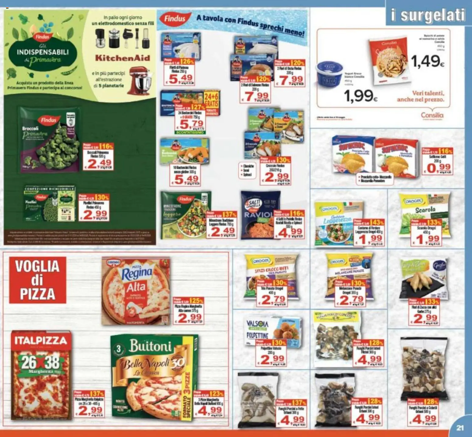 Volantino CTS del 08.05.2026 | Pagina: 21 | Prodotti: Pizza, Funghi, Broccoli, Melanzane
