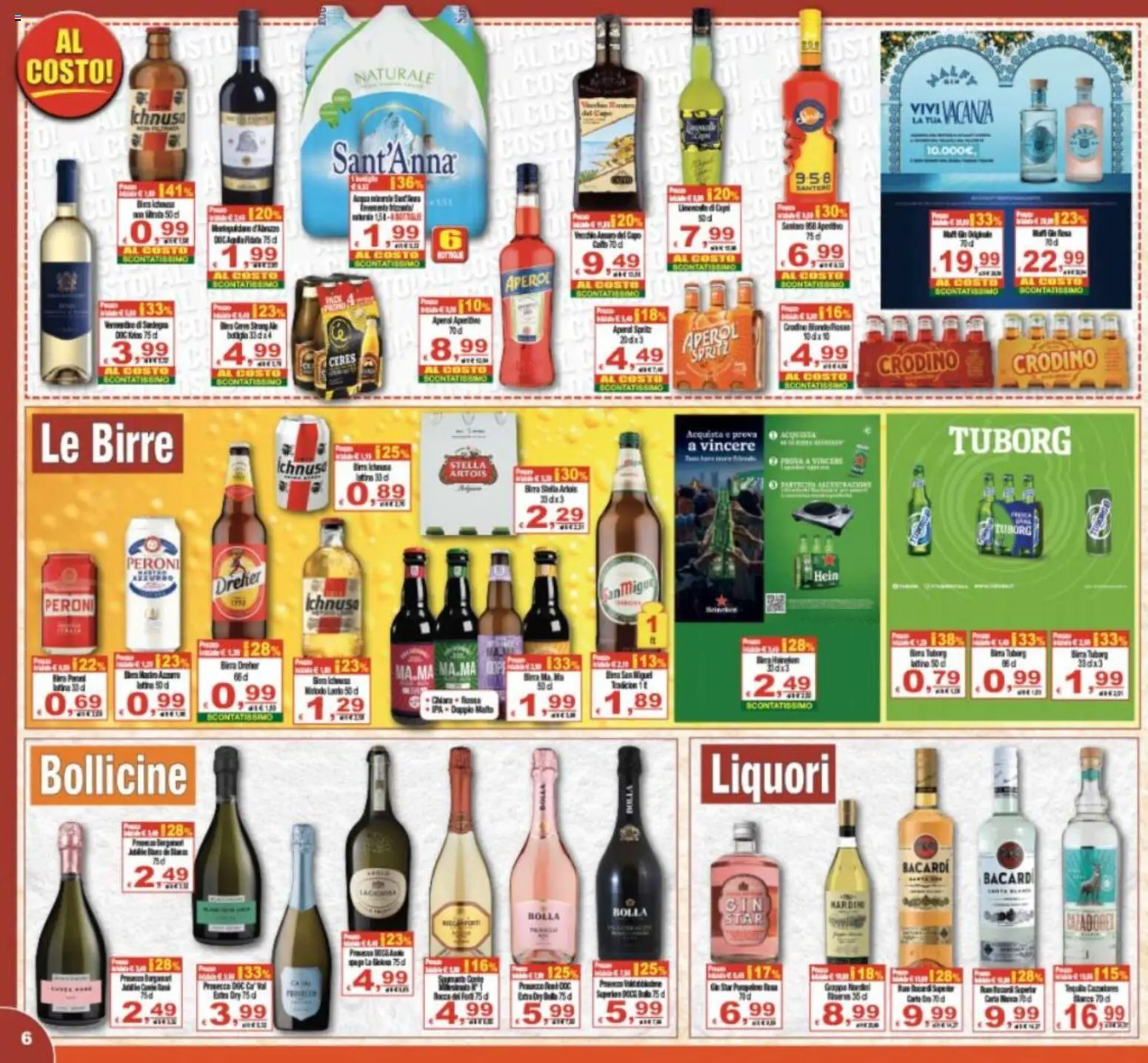 Volantino CTS del 10.06.2026 | Pagina: 6 | Prodotti: Birra, Ceres, Aperol