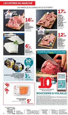 U Express - Prévisualisation de U Express catalogue valide à partir de 20/10/2026 | Page: 6 | Produits: Agneau, Morue, Viande, Porc
