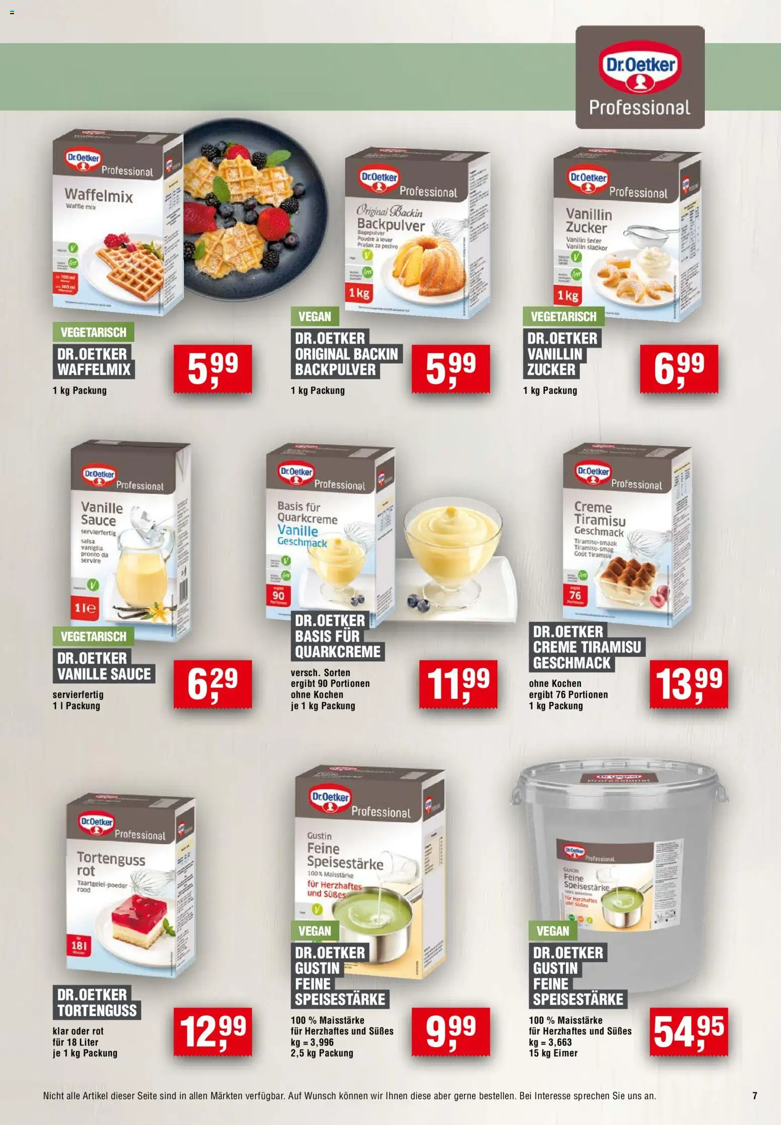 Handelshof Gastro & GV – gültig ab 01.10.2026 | Seite: 7 | Produkte: Creme, Vanille, Zucker